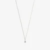 Aria - 18Ct Gold, 0.08Ct Drilled Diamond Necklace^The Alkemistry Hot