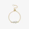 Aria - 18Ct Gold, Double Diamond Adjustable Chain Ring^The Alkemistry Best Sale