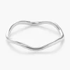 Aria - 18Ct Gold, Plain Gold Wave Pinky Ring^The Alkemistry Best Sale