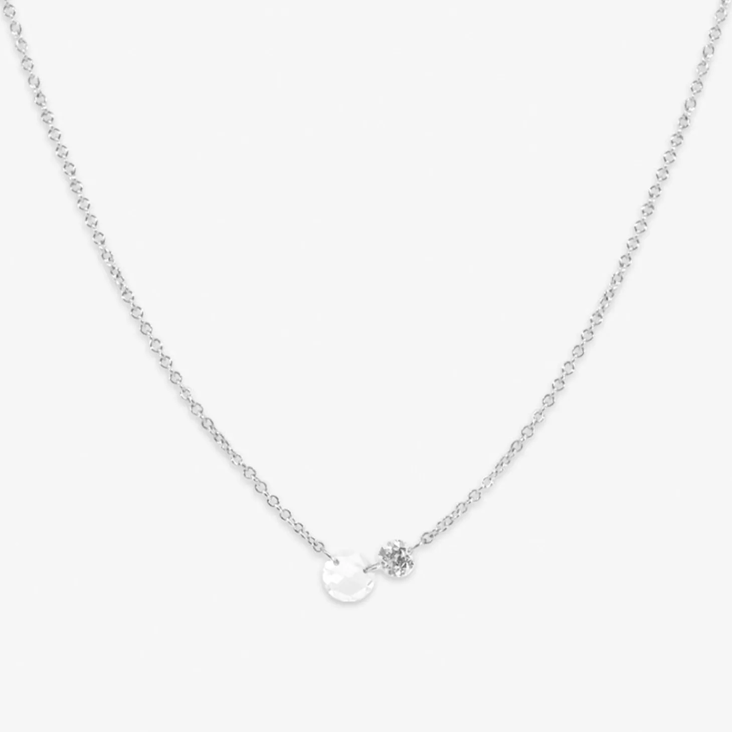 Aria - 18Ct Gold, Rose & Brilliant Cut Diamond Double Necklace^The Alkemistry Best Sale