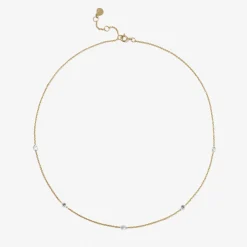 Aria - 18Ct Gold, Rose And Brilliant Cut Diamond Choker^The Alkemistry Outlet