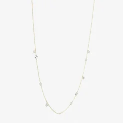 Aria - 18Ct Gold, Rose Cut Diamond Tennis Necklace^The Alkemistry Sale