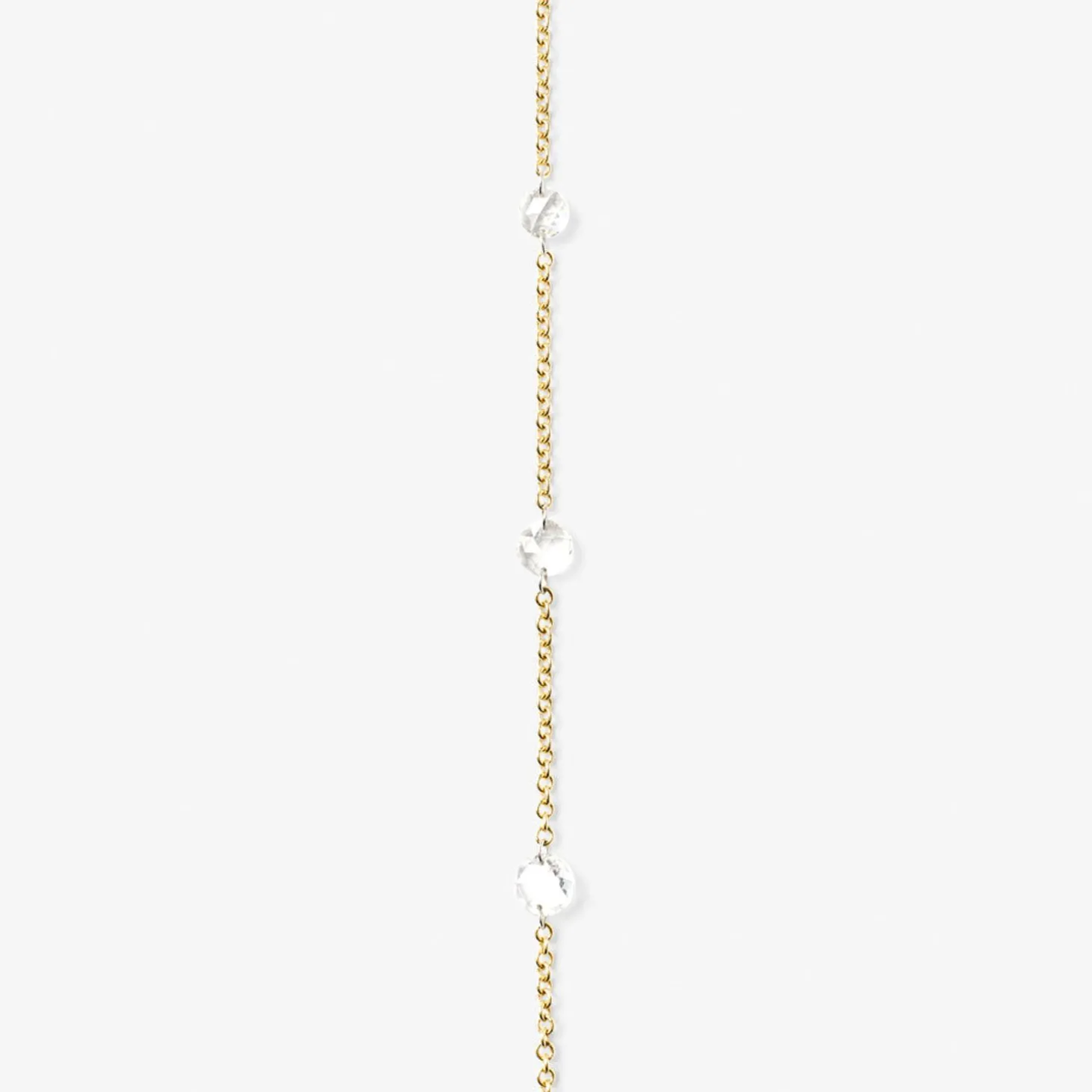 Aria - 18Ct Gold, Triple Rose Cut Diamond Hand Bracelet^The Alkemistry Cheap