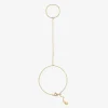 Aria - 18Ct Gold, Triple Rose Cut Diamond Hand Bracelet^The Alkemistry Discount