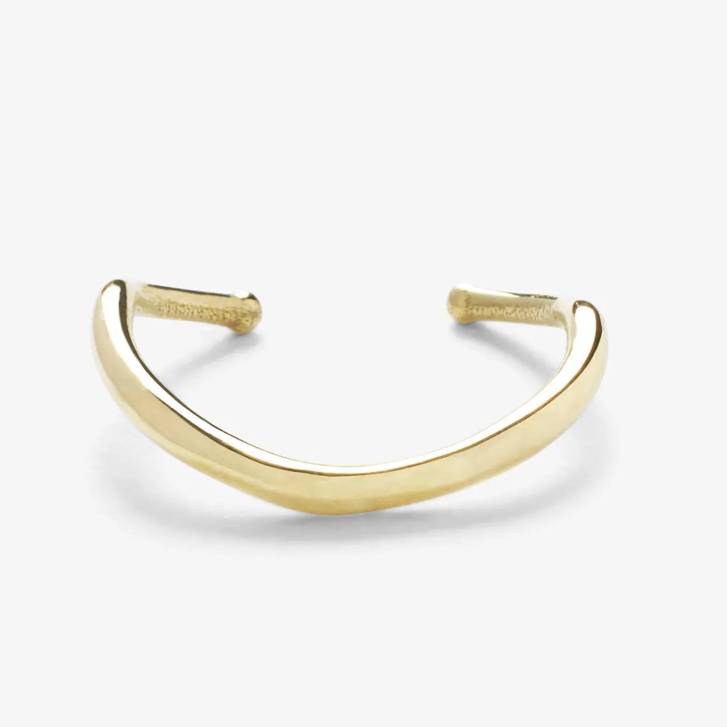 Aria - 18Ct Gold, Wave Comfort Ear Cuff^The Alkemistry New