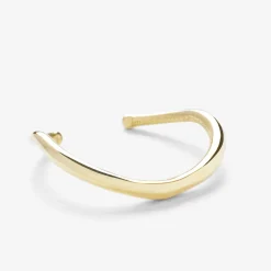 Aria - 18Ct Gold, Wave Comfort Ear Cuff^The Alkemistry New