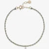 Auric - 18Ct Gold, Grey Woven Chain Diamond Bracelet^The Alkemistry Fashion