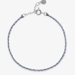 Auric - 18Ct Gold, 'Nurture Blue & Turquoise Woven Chain Bracelet^The Alkemistry Fashion