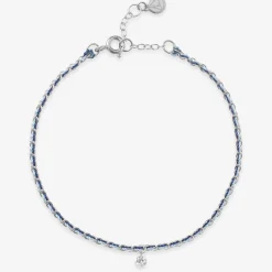 Auric - 18Ct Gold, 'Nurture' Blue & Turquoise Woven Chain Diamond Bracelet^The Alkemistry Hot