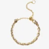 Auric - 18Ct Gold, White & Grey Woven Chain Ring^The Alkemistry Cheap