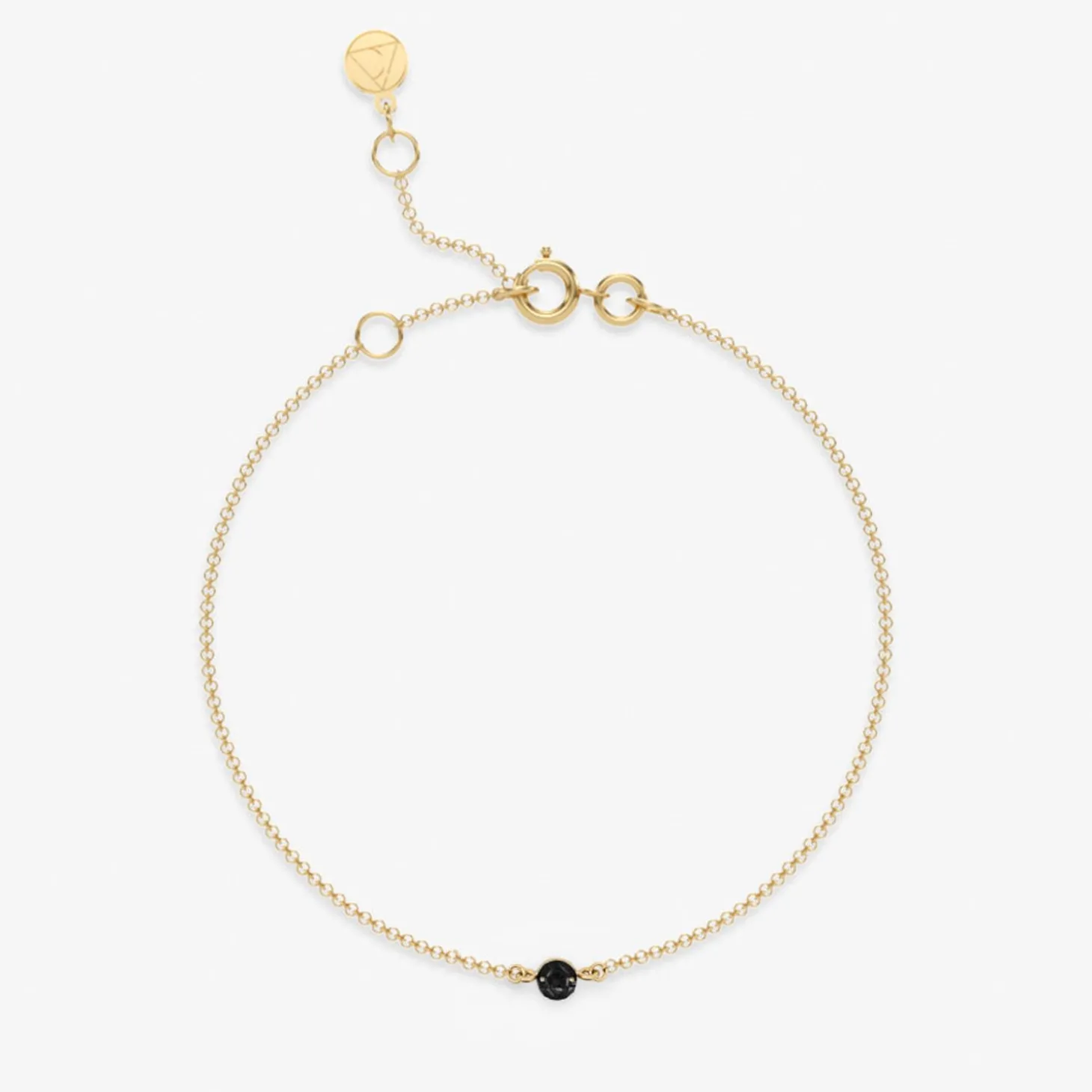 Black Magic - 18Ct Gold, 0.08Ct Black Diamond Bracelet^The Alkemistry Fashion