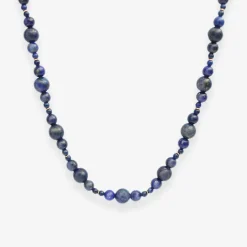 Boba - 18Ct Gold, Lapis Bead Bubble Necklace^The Alkemistry Cheap