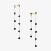 Boba - 18Ct Gold, Lapis Bead And Chain Double Earring (Pair)^The Alkemistry Clearance