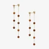 Boba - 18Ct Gold, Tiger Eye And Chain Double Earring (Pair)^The Alkemistry Cheap