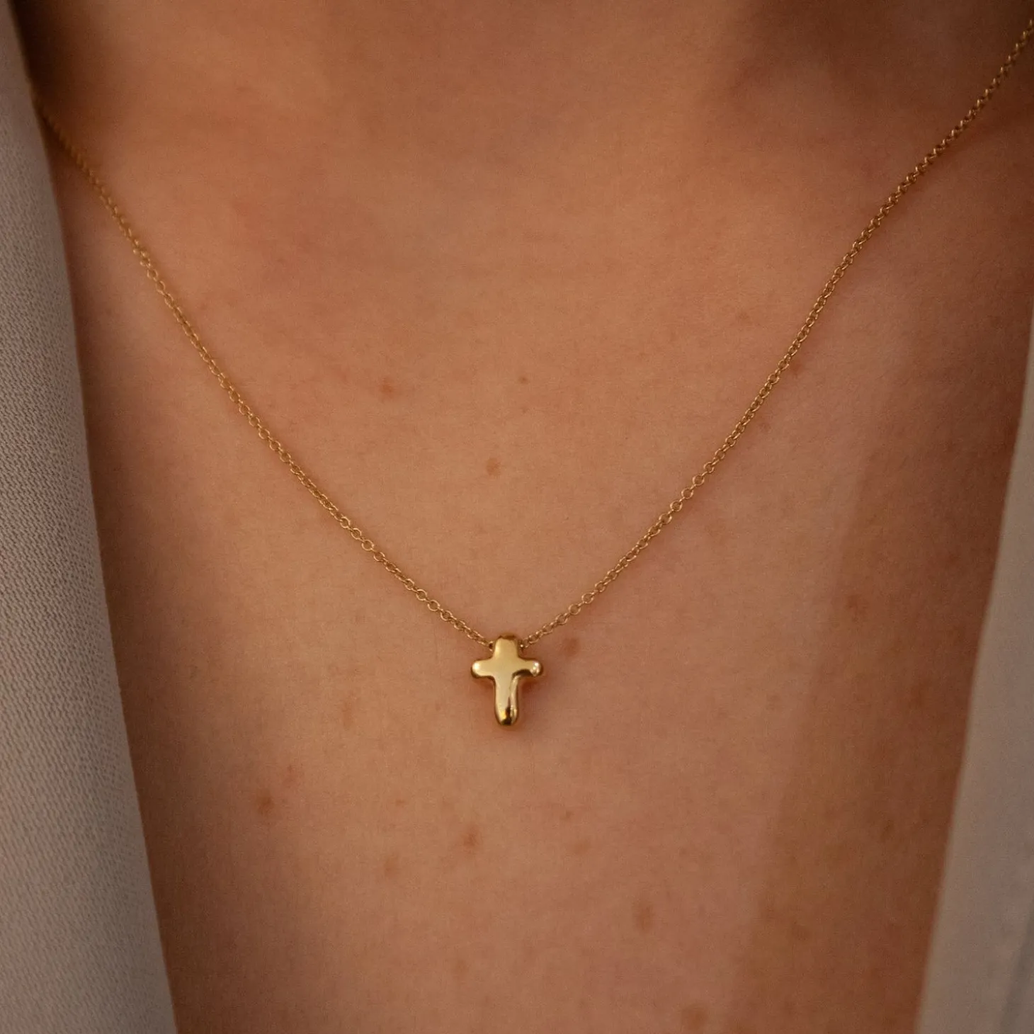 Chubby - 18Ct Gold, Cross Necklace^The Alkemistry Discount