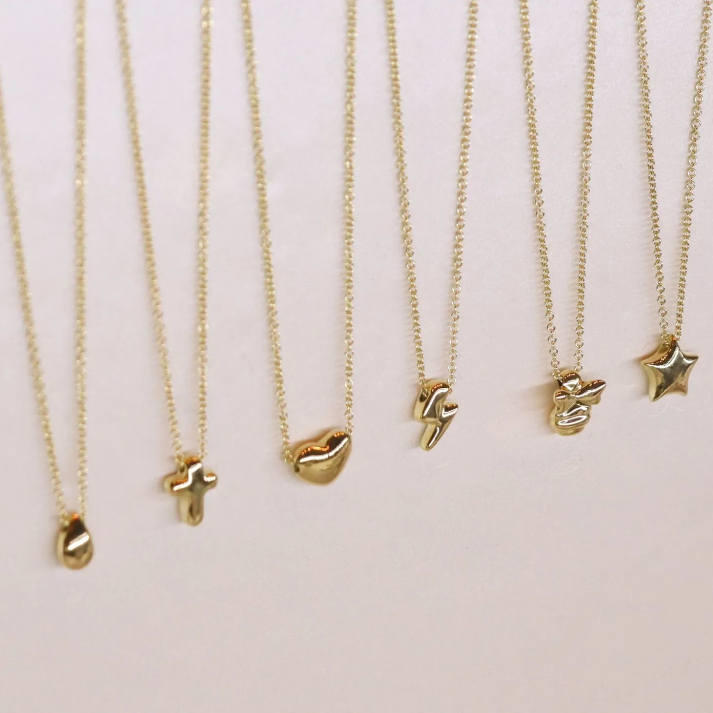 Chubby - 18Ct Gold, Lightening Bolt Necklace^The Alkemistry Shop