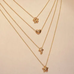 Chubby - 18Ct Gold, Star Necklace^The Alkemistry Store