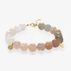 Cinta - 18Ct Gold, Rainbow Moonstone Bead Bracelet^The Alkemistry Fashion