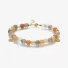 Cinta - 18Ct Gold, Rainbow Moonstone Bead Bracelet^The Alkemistry Fashion
