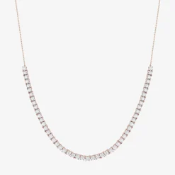 Dana Rebecca - 14Ct Gold, Ava Bea Diamond Tennis Necklace^The Alkemistry Hot