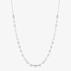 Dana Rebecca - 14Ct Gold, Ava Bea Interval Diamond Tennis Necklace^The Alkemistry Hot