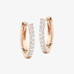 Dana Rebecca - 14Ct Gold, Diamond Huggie Earrings (Pair)^The Alkemistry Best