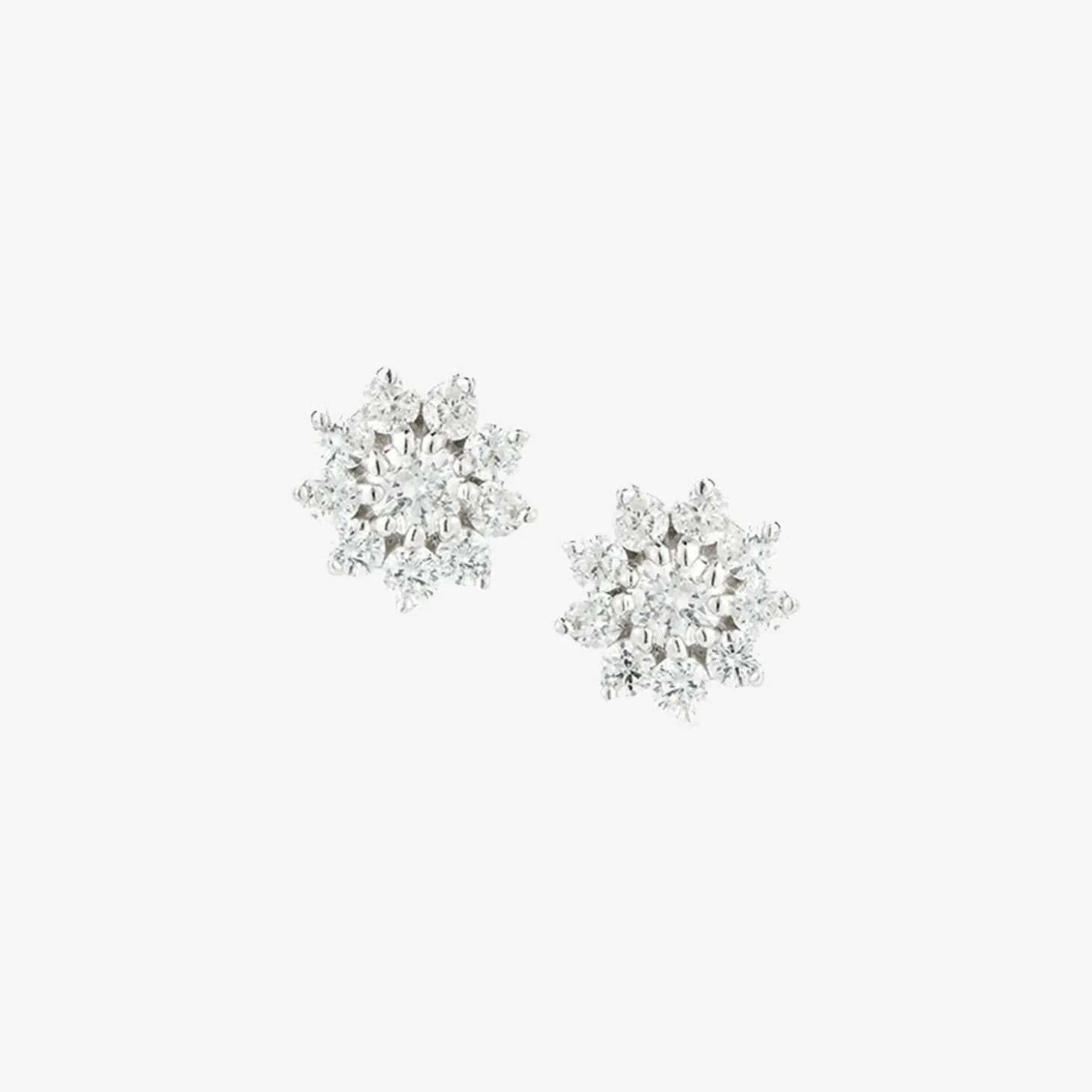 Dana Rebecca - 14Ct Gold, Jennifer Yamina Diamond Starburst Stud Earrings (Pair)^The Alkemistry Best