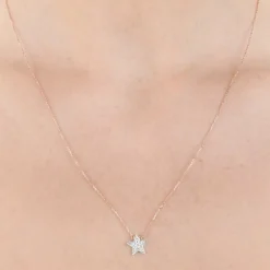 Dana Rebecca - 14Ct Gold, Julianne Himiko Diamond Star Necklace^The Alkemistry Discount