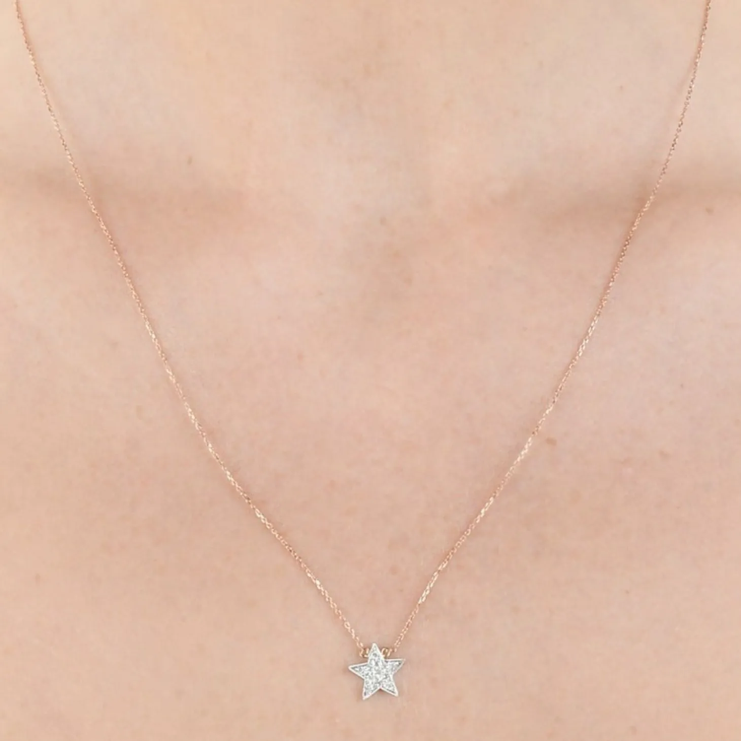 Dana Rebecca - 14Ct Gold, Julianne Himiko Diamond Star Necklace^The Alkemistry Discount