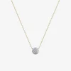 Dana Rebecca - 14Ct Gold, Lauren Joy Diamond Disc Necklace^The Alkemistry Cheap