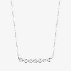 Dana Rebecca - 14Ct Gold, Lulu Jack Diamond Bar Necklace^The Alkemistry New