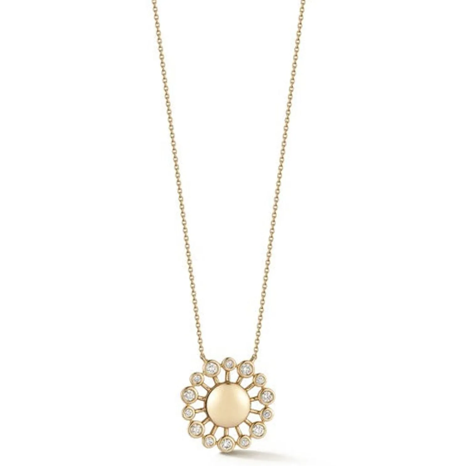 Dana Rebecca - 14Ct Gold, Lulu Jack Starburst Necklace^The Alkemistry Shop