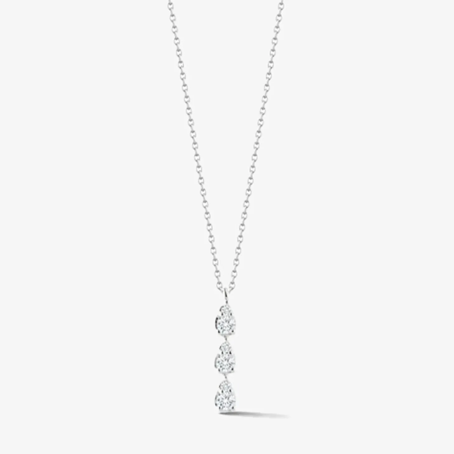 Dana Rebecca - 14Ct Gold, Sophie Ryan Diamond Triple Teardrop Necklace^The Alkemistry Clearance