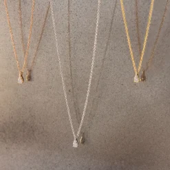 Dana Rebecca - 14Ct Gold, Sophia Ryan Diamond Petite Teardrop Necklace^The Alkemistry Cheap