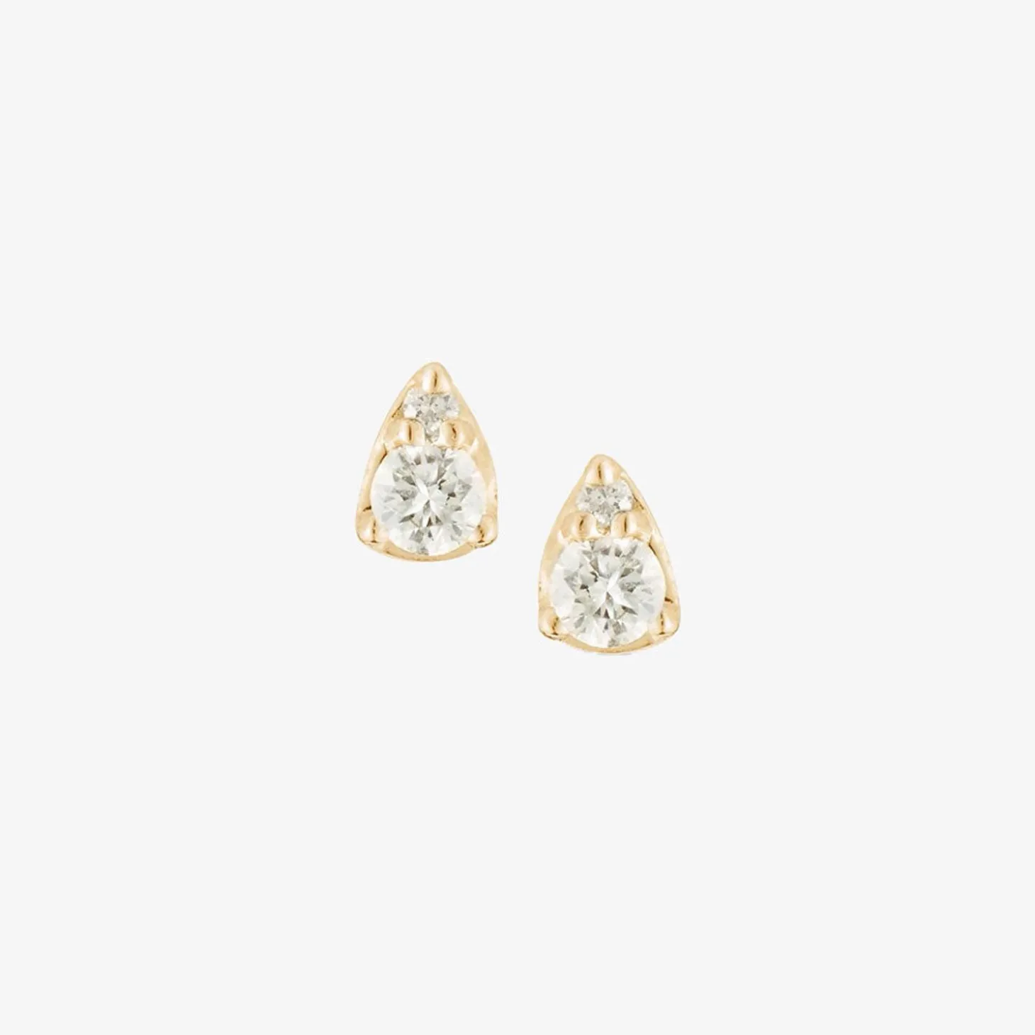 Dana Rebecca 14Ct Yellow Gold And Diamond Tiny Sophia Ryan Pear Studs Earrings (Pair)^The Alkemistry New