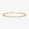 Dana Rebecca 14Ct Yellow Gold Ava Bea Tennis Bracelet^The Alkemistry Online