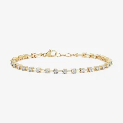Dana Rebecca 14Ct Yellow Gold Ava Bea Tennis Bracelet^The Alkemistry Online