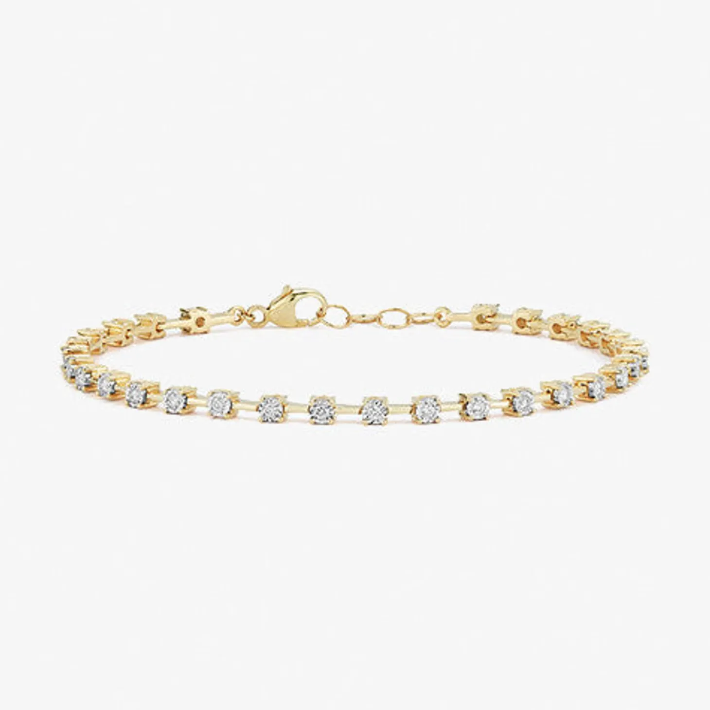 Dana Rebecca 14Ct Yellow Gold Ava Bea Tennis Bracelet^The Alkemistry Online