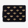 Elizabeth Scarlett - Honey Bee Laptop Case Large Charcoal^The Alkemistry Sale