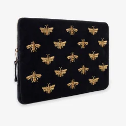 Elizabeth Scarlett - Honey Bee Laptop Case Large Charcoal^The Alkemistry Sale