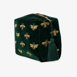 Elizabeth Scarlett - Honey Bee Wash Bag Forest Green^The Alkemistry Best Sale