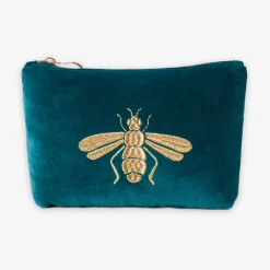 Elizabeth Scarlett - Honey Bee Mini Pouch Rich Blue^The Alkemistry Best