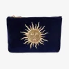 Elizabeth Scarlett - Sun Goddess Mini Pouch Navy^The Alkemistry Clearance