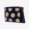 Elizabeth Scarlett - Sun Goddess Wash Bag Navy^The Alkemistry Fashion