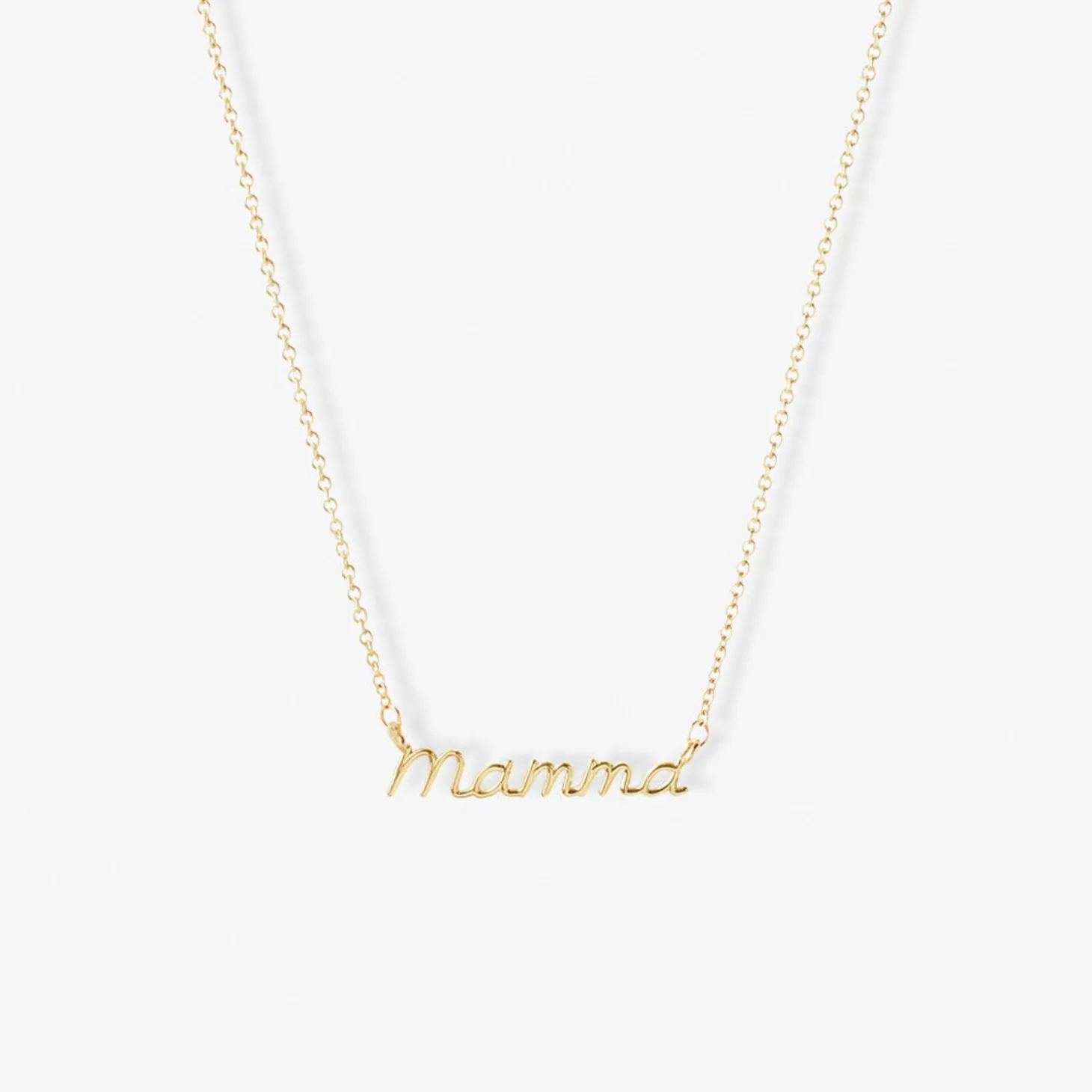 It'S Mummy - 18Ct Gold, Baby Mamma Necklace^The Alkemistry Shop