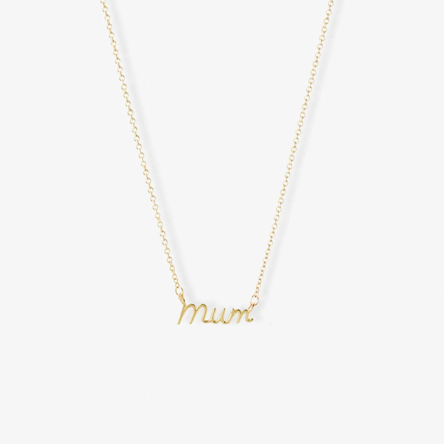 It'S Mummy - 18Ct Gold, Baby Mum Necklace^The Alkemistry Best Sale
