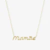 It'S Mummy - 18Ct Gold, Large Mamae Necklace^The Alkemistry Fashion