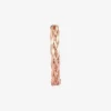 Kismet By Milka 14Ct Rose Gold Large Braided Hoop (Single)^The Alkemistry Fashion