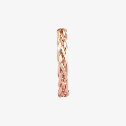 Kismet By Milka 14Ct Rose Gold Large Braided Hoop (Single)^The Alkemistry Fashion