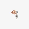 Kismet By Milka 14Ct Rose Gold And Diamond Dangle Eye Stud (Single)^The Alkemistry Flash Sale